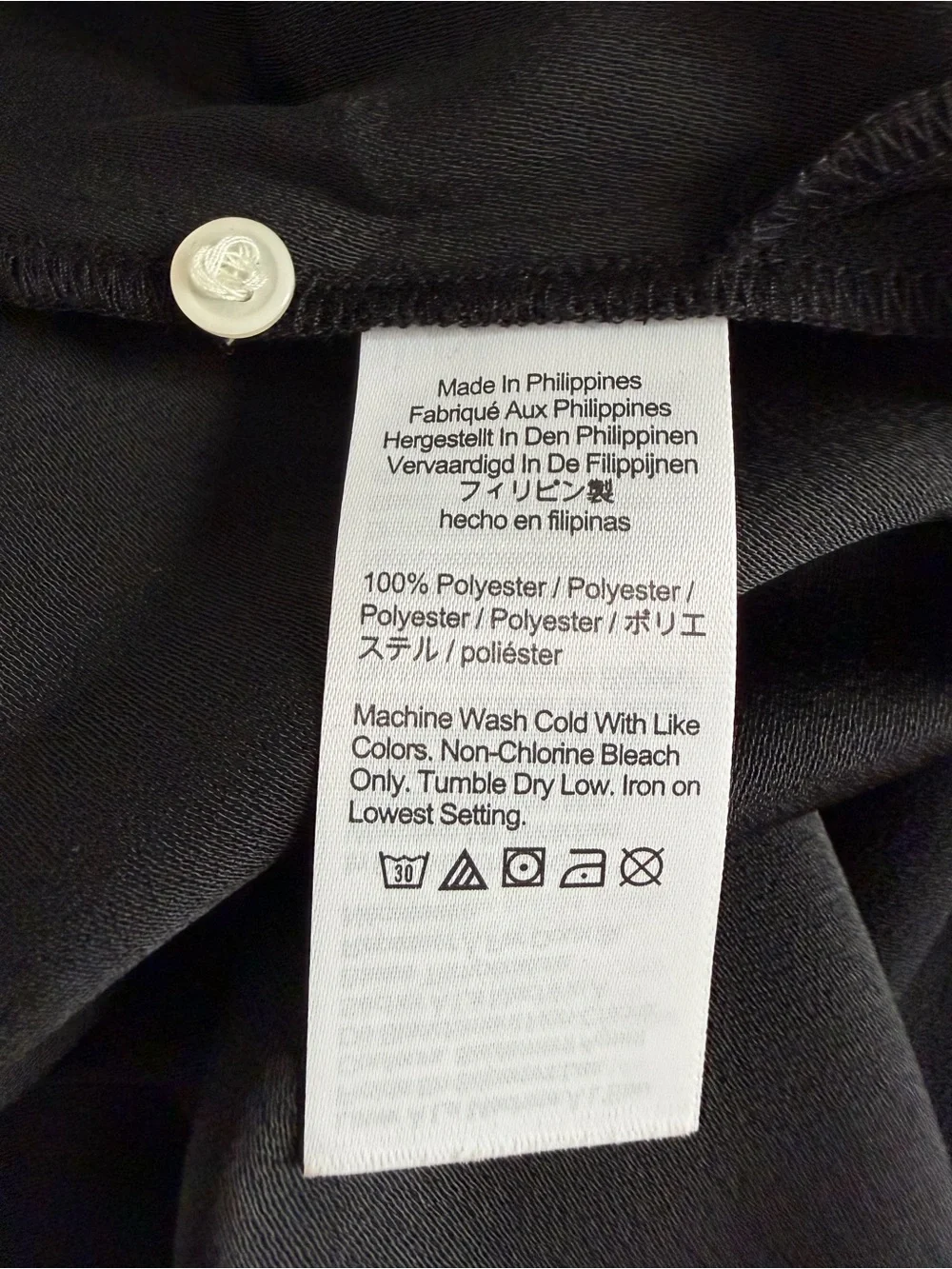 NWT! J. Crew Black Button-Front Midi Dress in 365 Crepe. Size 4.